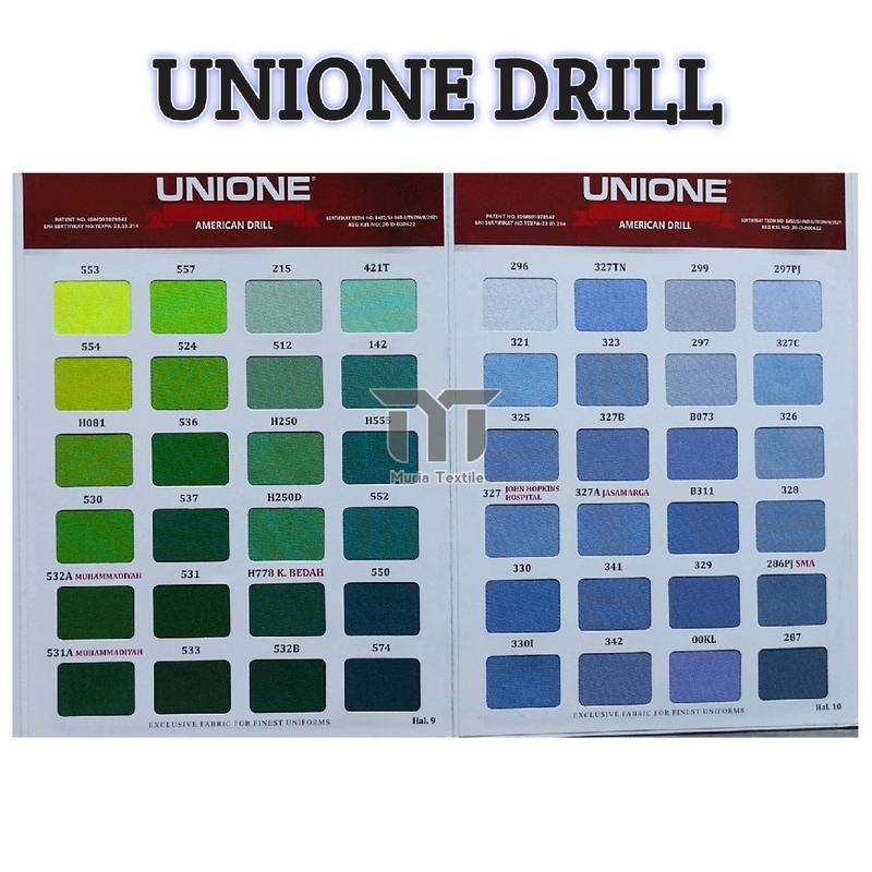 Unione drill bahan seragam celana, kemeja 4