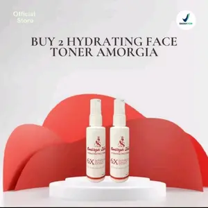 2 PAKET FACE TONER AMORGIA SKIN PRODUK BUNJI