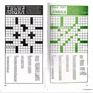 COD 10 Pcs TTS Teka Teki Silang Angka dan Huruf Panjang dan Pendek Asah Otak Cocok Untuk Isi Waktu Luang Games Multi Dunia