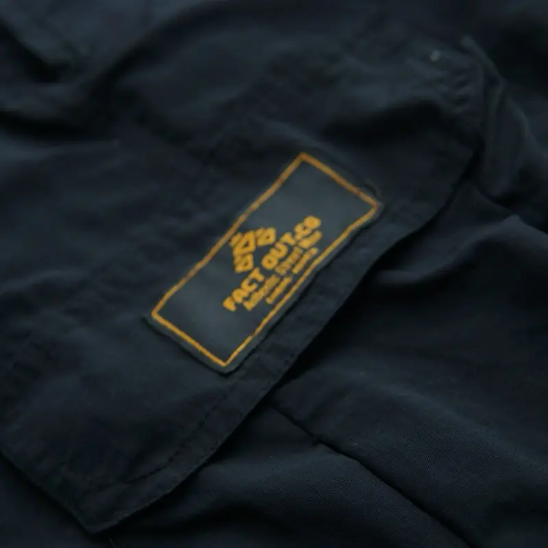 Celana Panjang Parasit Unisex Cargo untuk Pria dan Wanita - Katun Hitam jalan xl cuci kering warna3 outfit Jeans Tebal Slim Stretch Formal Kerja 6