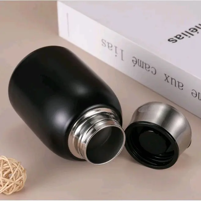 RAZZUM Botol Minum Termos Air Panas Dingin Insulation Bottle 280ml - XPD300 - Black 3