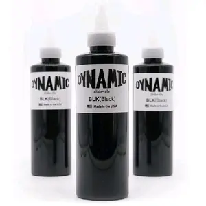 Dynamic Color Co. Promo Tinta Tatto Dynamic 30ml TBK Tinta Profesional BLK Hitam Tato Tempore Ink Melab