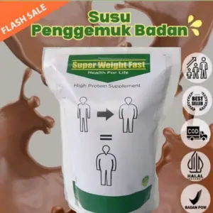 SUSU BUBUK SUSU PENGGEMUK BADAN SUPER WEIGH FAST 100% HERBAL