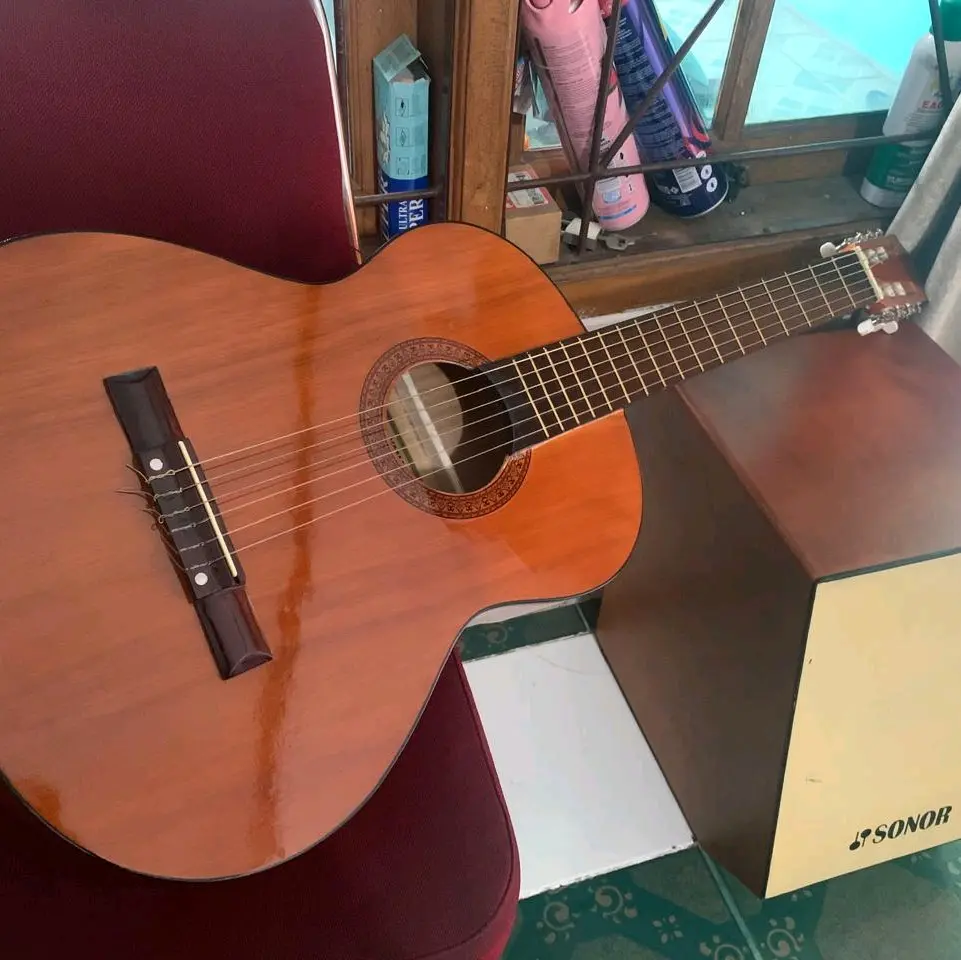 Gitar Klasik Nilon Yamaha C315 custom tanam besi fujigen