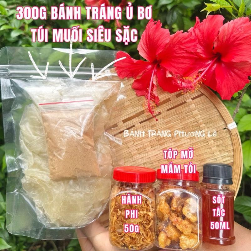 Set Bánh Tráng Muối Sặc - Hành Phi Sốt Tắc Tóp Mỡ GIỎ HÀNG MỚI
