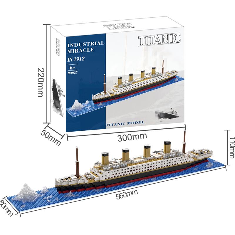 Product Introduction of Titanic Ship Model Building Blocks Classic Large Ship Assembled Toys for Boys transformers toys resin anime toy car mofusand blind icebreaker toy car magnetic tiles sis diecast blind box hongli big panda wooden cup noodle customizable car deal dough 7