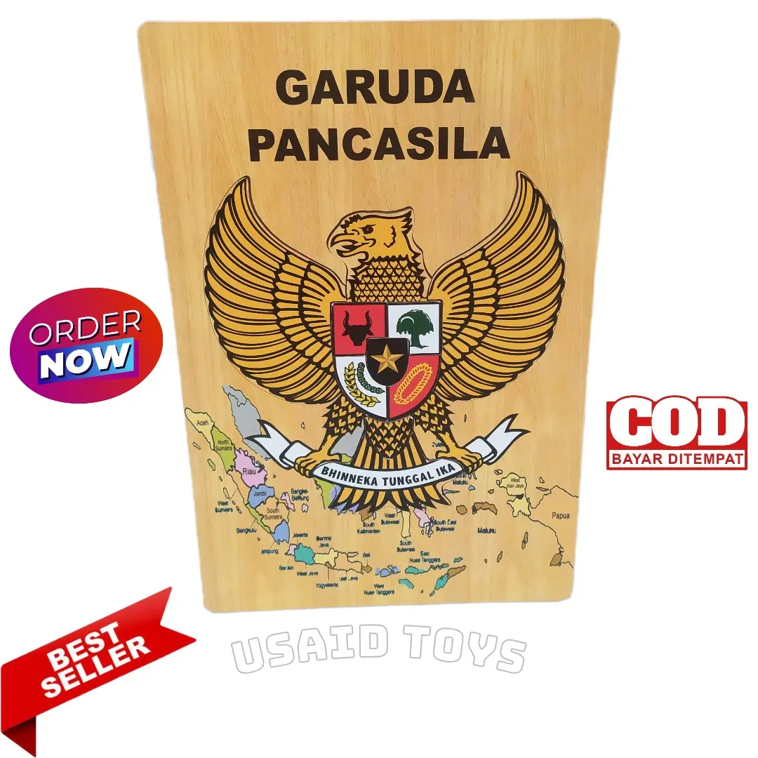 Puzzle Kayu Edukasi Puzzle Garuda Pancasila Anak