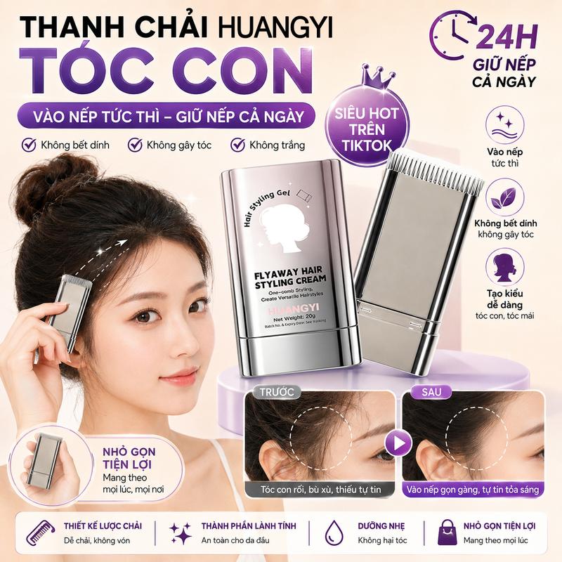 Sáp Vuốt Tóc Con Tạo Kiểu Tự Nhiên – Giúp Chỉnh Tóc Con, Làm Mượt Tóc, Giữ Nếp…