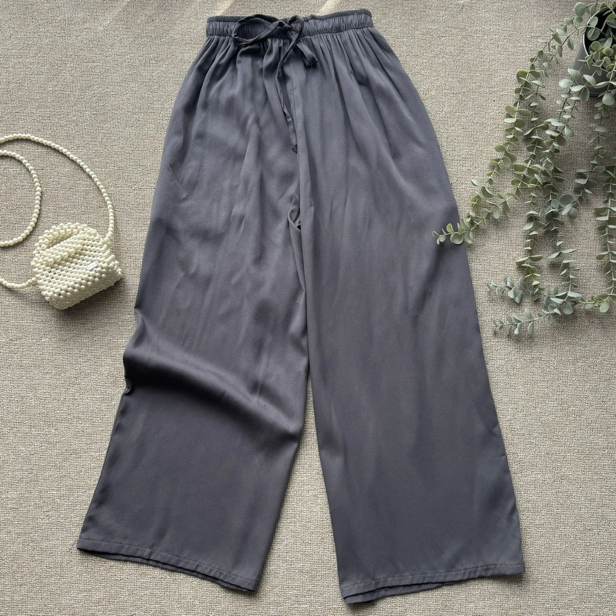 PO RAYON TWILL Darkgrey