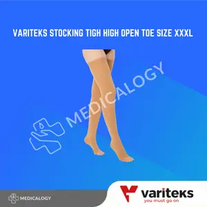 Variteks Stocking Varises CCL 3 Tigh High Open Toe Ukuran XXXL
