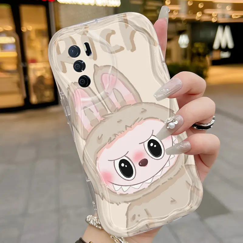 Casing Hp Untuk OPPO A16 A16s A54s Case Kasing HP Labubu lucu ganda Casing Kesing pelindung Silikon Cesing lunak baru Softcase 1