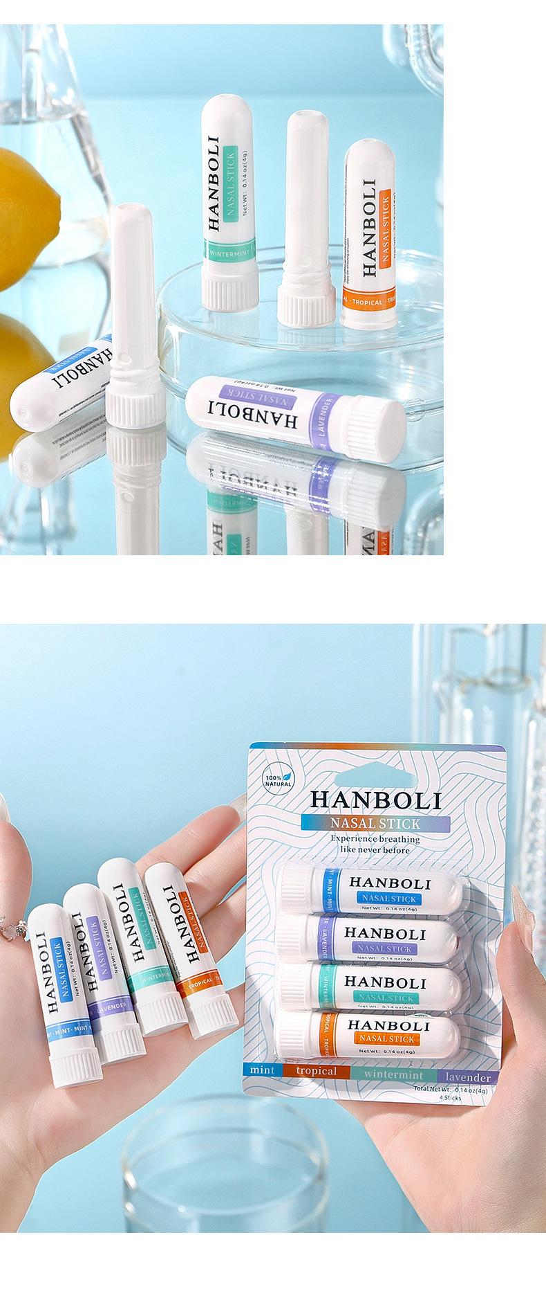 Product Introduction of 【COD】Han Boli Vitality Energy Bar Set Box Nasal Inhalation Refreshing and Refreshing Artifact to Prevent Dozing and Drowsiness While Driving Oral Comfort Cleansing 14