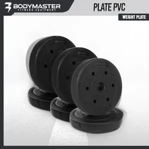 BODYMASTER Plate PVC 2.5KG - 10KG BM-A018 Barbell Piringan Beban Dumbell