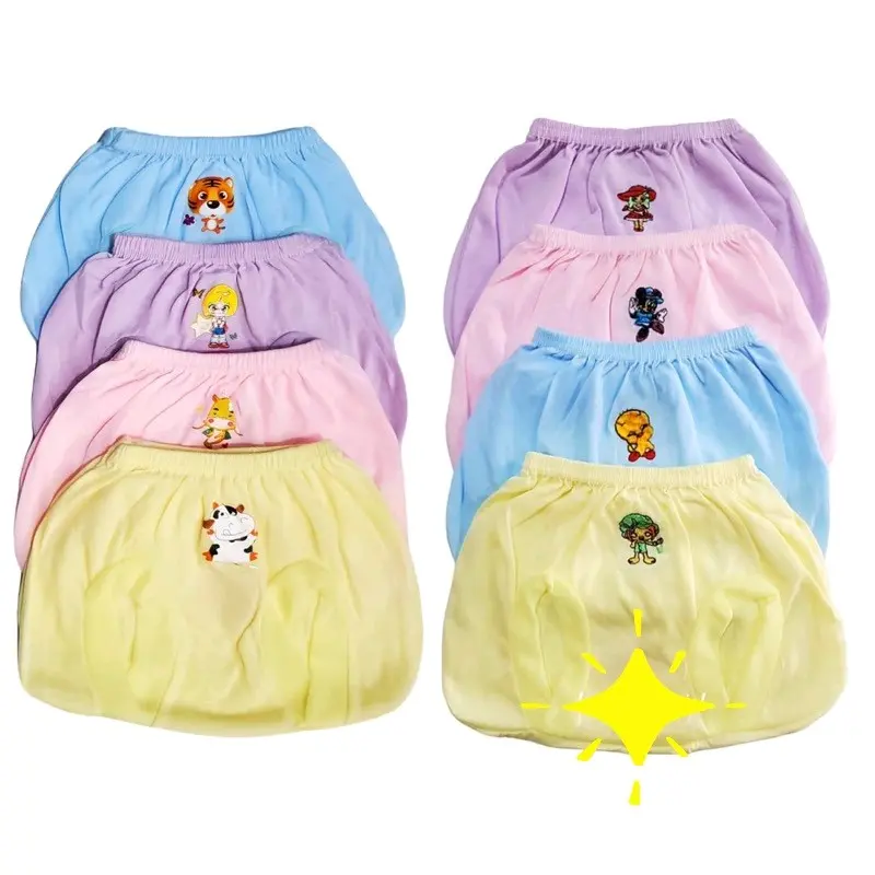 DoaIbu 6 Pcs 12 Pcs Celana Dalam Anak Premium Kacamata Kodok Pop Bordir NewBorn 1