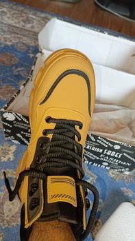 Product Review of Kasut Martin Baju tinggi lelaki, kasut kerja, sukan, kasual, serba guna, luar, 39-44, fesyen B-KING261 baharu Boots Shoes Cartoon from F**K 1
