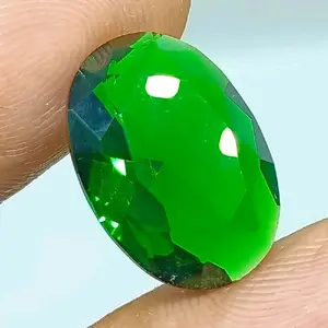 Batu Hijau Zambrud , Cutting Oval