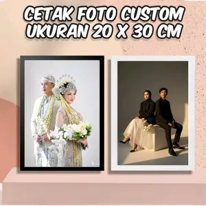 Cetak Foto Custom Ukuran 20 x 30 cm untuk Dekorasi Rumah dan Hadiah Spesial Ideal untuk Mempercantik Ruangan dan Kado Unik Hiasan Dinding jam digital