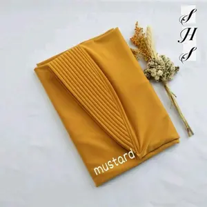 Hijab Sport M/ Hijab Bergo M Jersey Premium/ Hijab Dengan Jahit Tepi Tebal Instan Nyaman