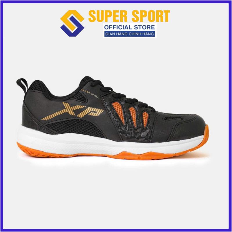  Giày bóng chuyền Giày cầu lông XP nam nữ chính hãng màu đen tặng kèm tất dệt kim khử mùi - Độ bền đế cao chơi thể thao trên sân bê tông tốt 