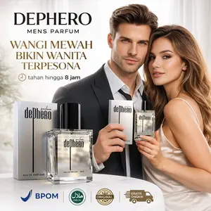 Dephero - Parfum Pria Minyak Wangi Tahan Lama Aroma Elegan Disukai Wanita ORIGINAL Bpom Halal 50ml