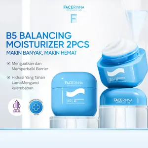 【Tasya Farasya Approved】FACERINNA Ceramide B5 Balancing Moisturizer | Menjaga Skin Barrier Memperkuat Penyerapan cepat Menjaga Keseimbangan Minyak dan Air Kulit Menenangkan Kulit Pelembab Wajah Day Cream Night Cream Skincare Untuk Kulit Sensitif