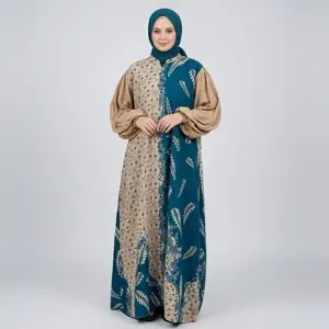 Gamis Abaya Gaun Kaftan Terbaru Special Lebaran Kekinian Raisa By Leamore Butik