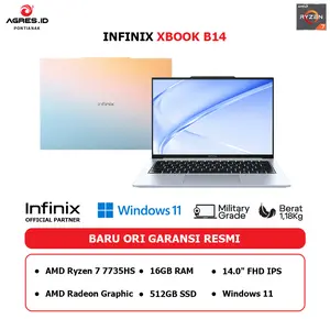 INFINIX XBOOK B14 RYZEN 7 7735HS 16GB 512GB W11 14.0WUXGA IPS