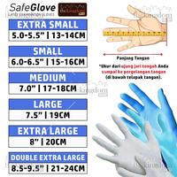 Gambar SafeGlove Nitrile Gloves PF Powder Free Cobalt Ocean 100 Sarung Tangan - Black, Small, Plastik dari The Kingdom Shop Kota Administrasi Jakarta Utara 2 Tokopedia