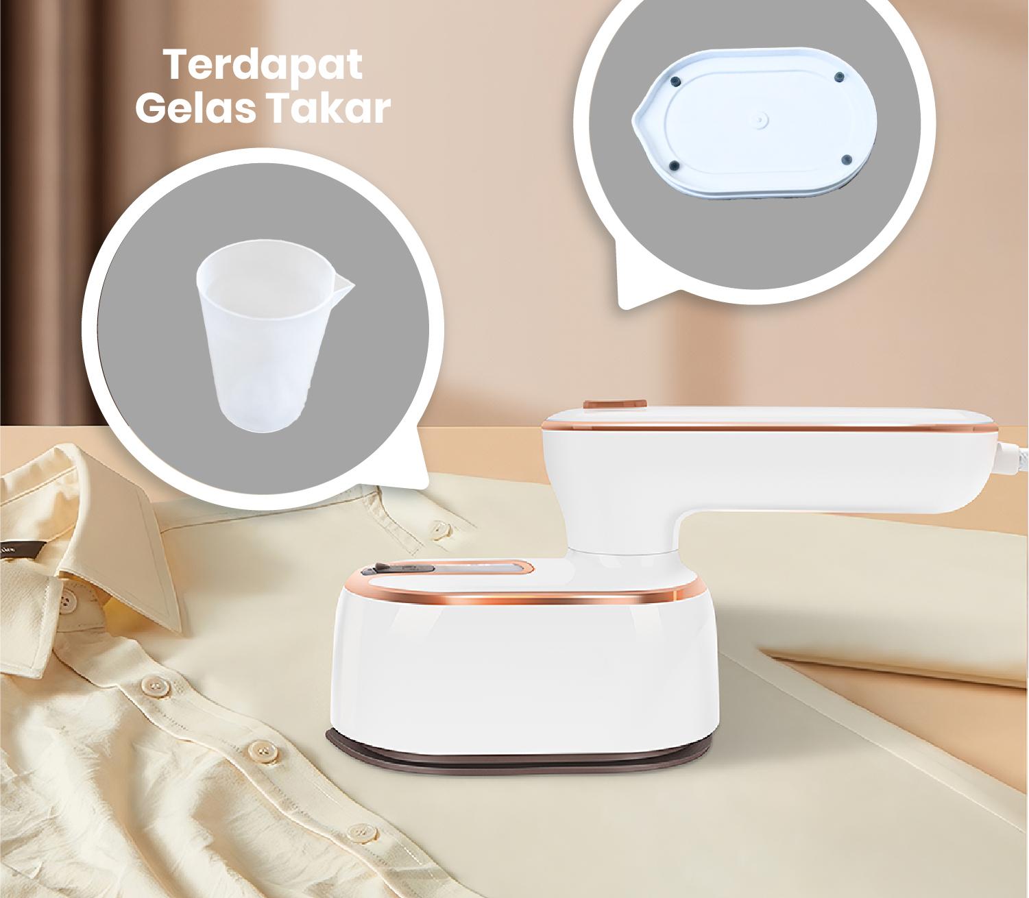 Pandaoma Setrika Uap Vulga Setrika 2in1 Setrika Mini Setrika Portable Cepat Panas