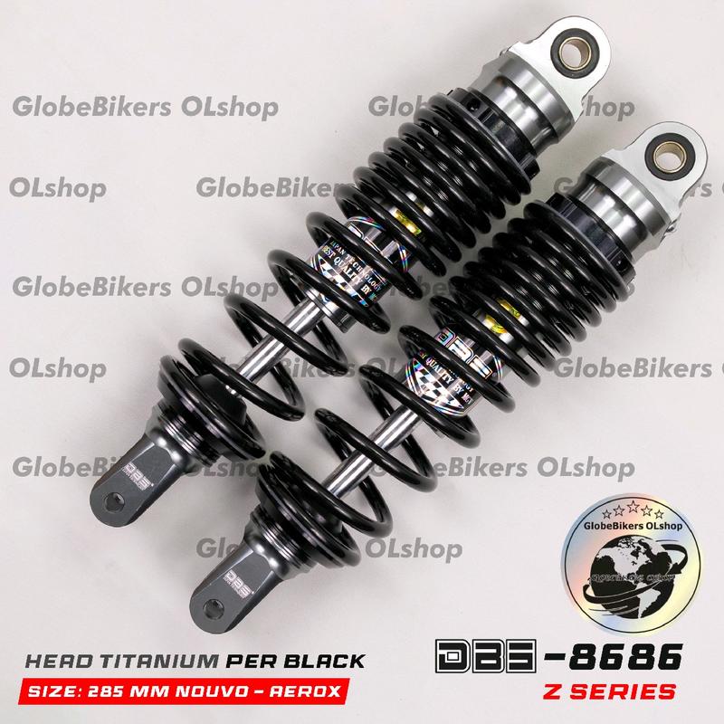Shock DBS Z-Series 8686 Asli untuk Motor Aerox 155, Nmax New/2020, Nmax Old, PCX 150, Nouvo, Nouvo Z - Harga Grosir Termurah 6