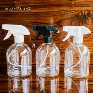 BOTOL PET PLASTIk OVAL 500 ML TUTUP KISPRAY /BOTOL TEMPAT PENYIMPANAN  FARPUM LAUNDRY