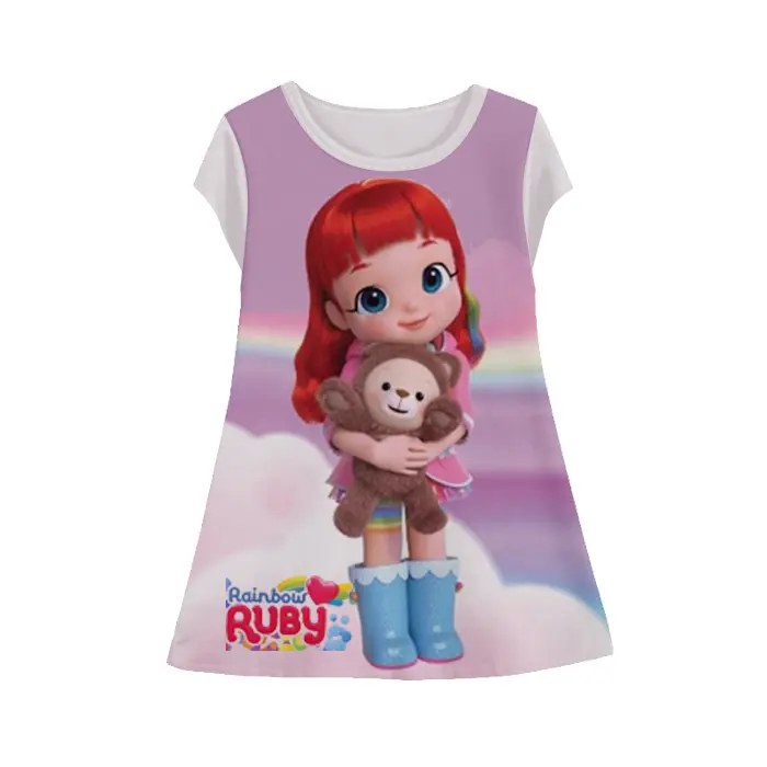 Dress Anak Rainbow Ruby Karakter Tunik-RainbowRuby-1-designWD - Gudang Dress 3D