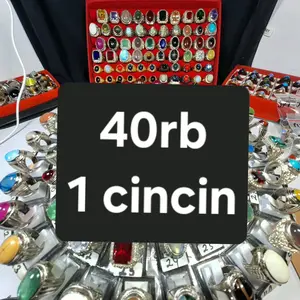 Cincin Akik 1pcs 40rb Bebas Pilih COD - Harga Terjangkau