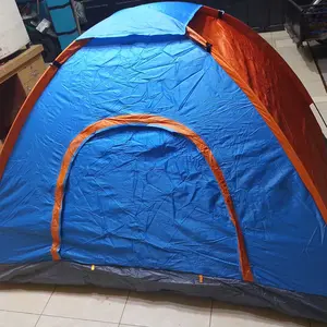 Tenda Camping Biru Kapasitas 2 Orang Tenda Otomatis Outdoor & Indoor Tenda Gunung 018-01-06-13