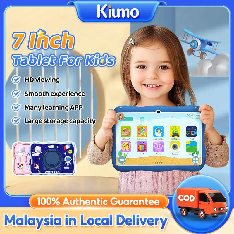 【 Kiumo】（Brand Store）7-inc Laptop  tablet,Educational, 4GB+128GB WiFi Learning Tablet Android Listening, Music, Puzzle games,Toys & Games，Games & Puzzles，Board Games，Gift 7-inch Screen Device Electronic Mic Silicone Ram Chrismas xmas