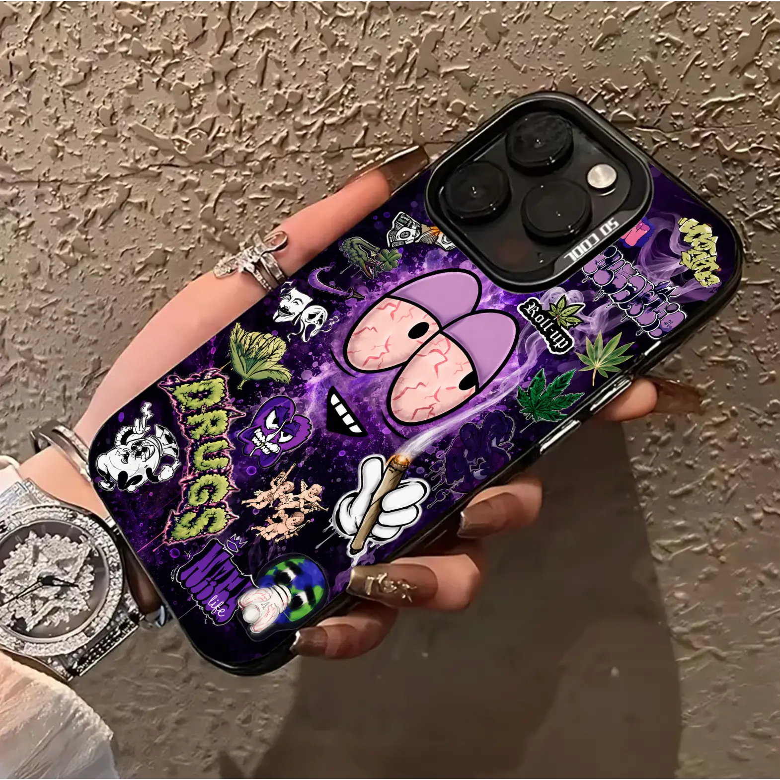 Funda estilo vaquero Texas collage pegatinas toro y cultura western ...