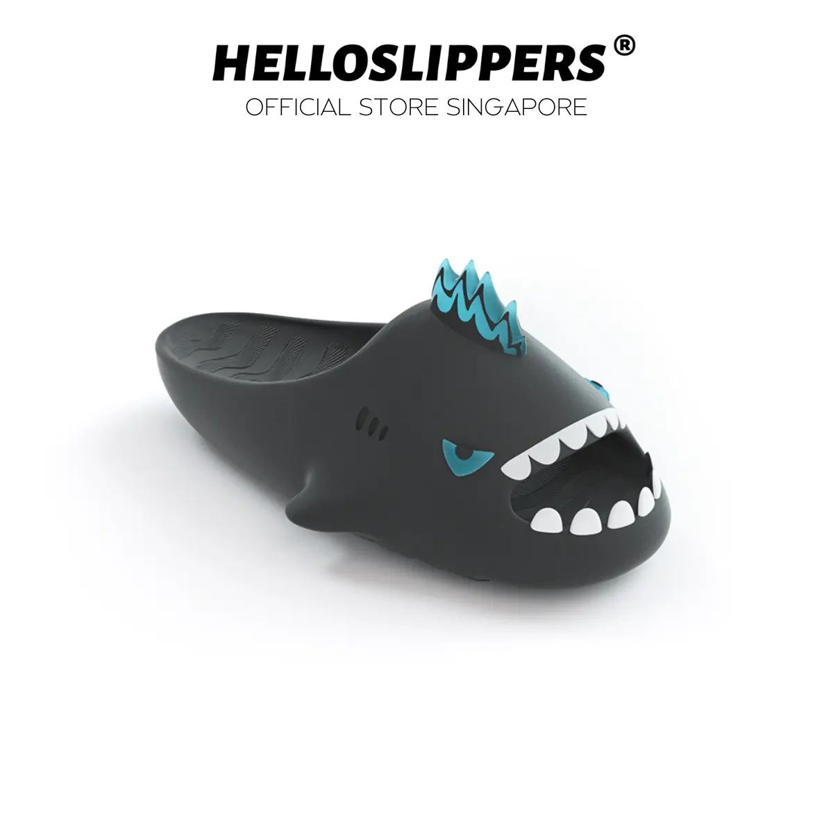 HelloSlippers Sharkicks Pro - Nuclear Kaiju, glow in the dark, shark slippers, Super Soft, Eco-Friendly EVA Material, Cloud Shoes for Men and Women, Indoor and Outdoor