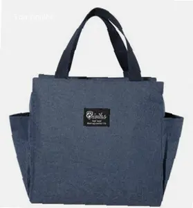 HL0497 Tas Bekal Lunch Cooler Bag Box Anti Air Makanan Alumunium Foil Tas Kotak Makanan Lunch Bag Tote Bag Bekal | Kekinian