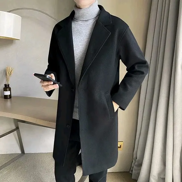 AUTUMN MEN KOREAN STYLE|LONG COAT BLAZER MEN KOREAN STYLE|JA