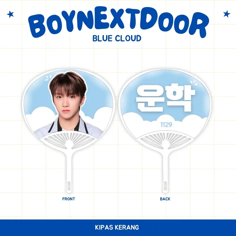 KIPAS TANGAN BOY NEXT DOOR KERANG (HARGA 1 PCS) UCHIWA FAN KPOP JPOP CARDS IDOL BIAS UNOFFICIAL ONEDOOR SANGYEON JACOB YOUNGHOON HYUNJAE JUYEON KEVIN NEW Q HAKNYEON SUNWOO ERIC READY STOCK ! 0