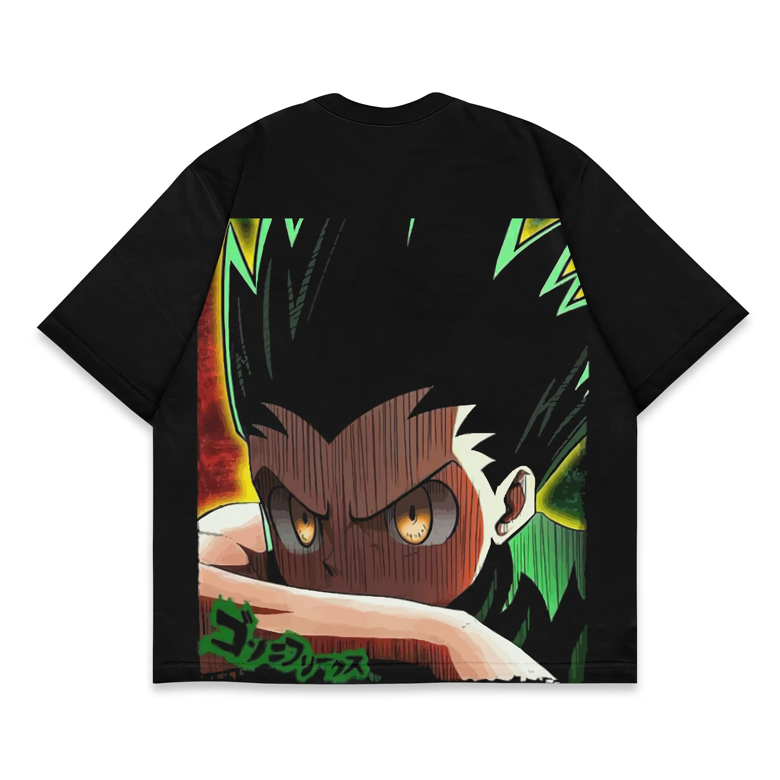 Poepoe.mue - Gon HxH | Cotton Combed 24s | Anime | Fullprint | Kaos | Oversize | Tanpa Jahitan Samping