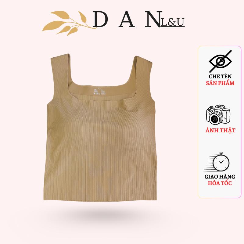 Áo Bra Đúc Su 2 Dây Bản To Có Mút Ngực Co Giãn 4 Chiều Cao Cấp DAN L&U 3182