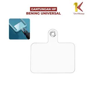 [COD] SK C1106 Gantungan Casing HP Plastik Mika Bening Universal