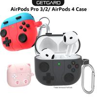 Gambar Silicone Case for AirPods Pro 3/2 AirPods 4 Getgard Playz Cute Casing Silikon Keychain - Dark Grey Cat, AirPods 4 dari GET-WID Kota Administrasi Jakarta Barat 1 Tokopedia