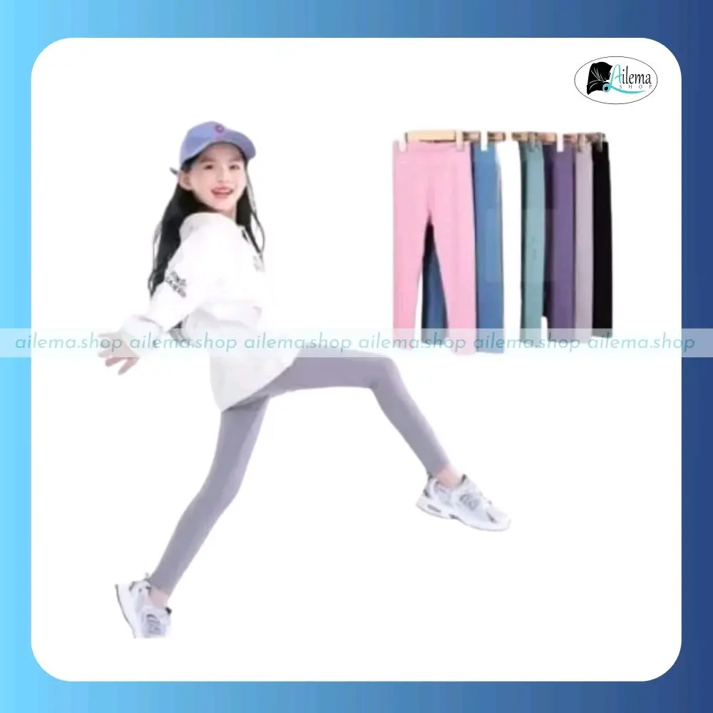 Celana Legging Anak Kaos Rayon/ Celana Legging Kaos Anak Perempuan Fashion