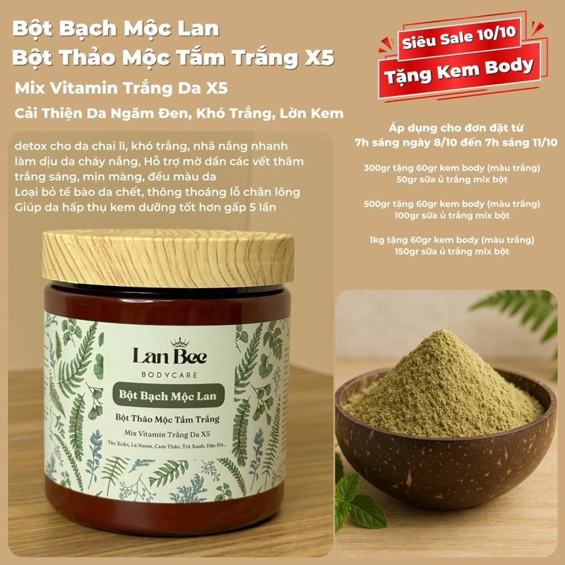 Bột Thảo Mộc Tắm Trắng Bạch Mộc Lan X5