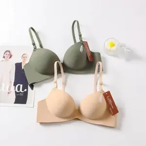 4 PCS!! BRA CUP KECIL (CUP B) SEAMLES PUSH UP (WARNA RANDOM) BUSA TEBAL-914 B