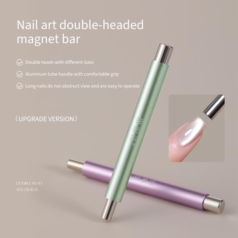 Gel Sơn Móng Tay Mắt Mèo, Thiết Kế Mới Được Nâng Cấp, Bút Từ Tính Lớn, Hai Đầu, Dày Dặn, Đa Năng, Dụng Cụ Làm Móng Nam Châm