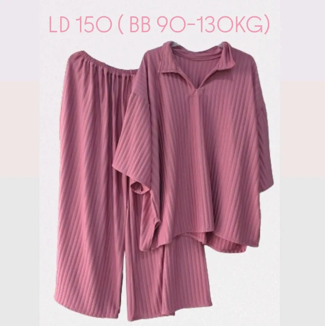 BB 90-135Kg SETELAN KNIT JUMBO LOLY LD 150 Melar Kekinian Bigsize Oversize