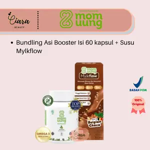 MOM UUNG ASI Booster 30 Kapsul / 60Kapsul Pelancar ASI